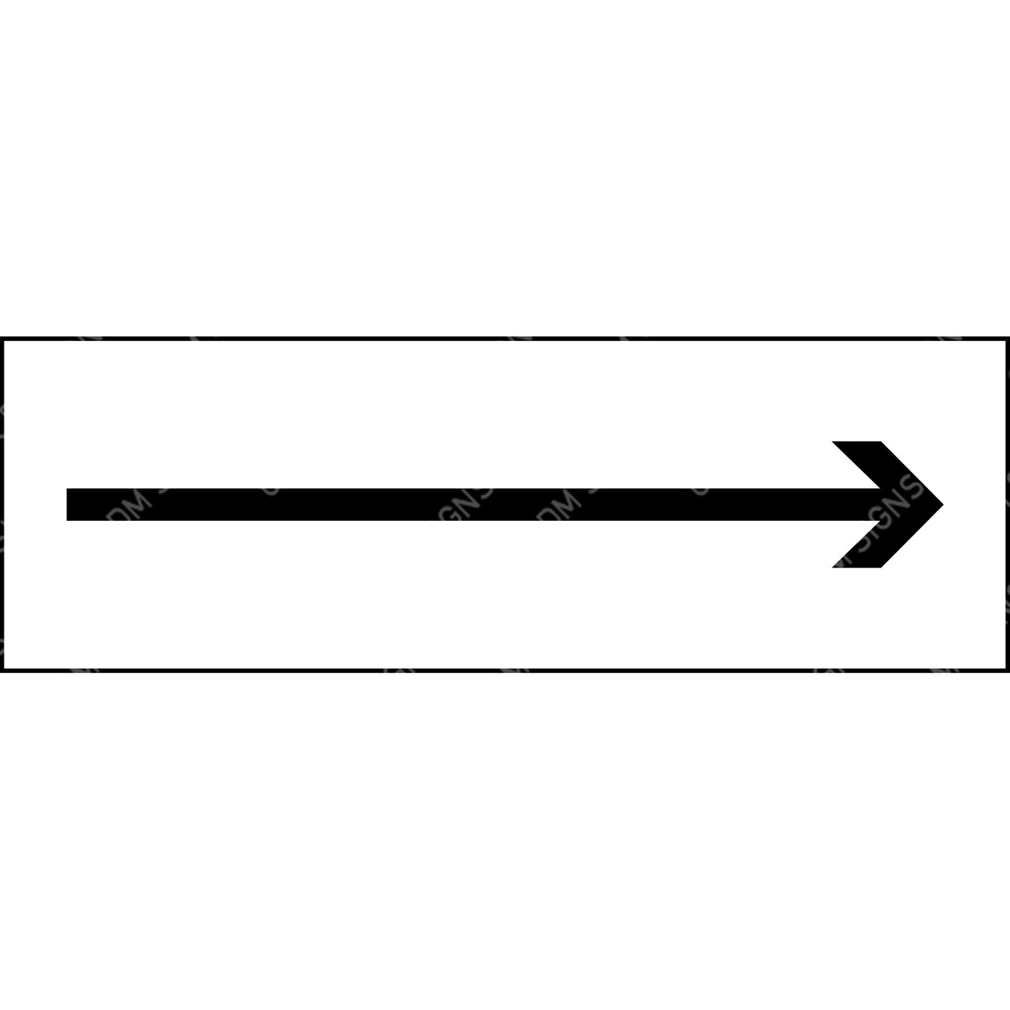 black right arrow sign