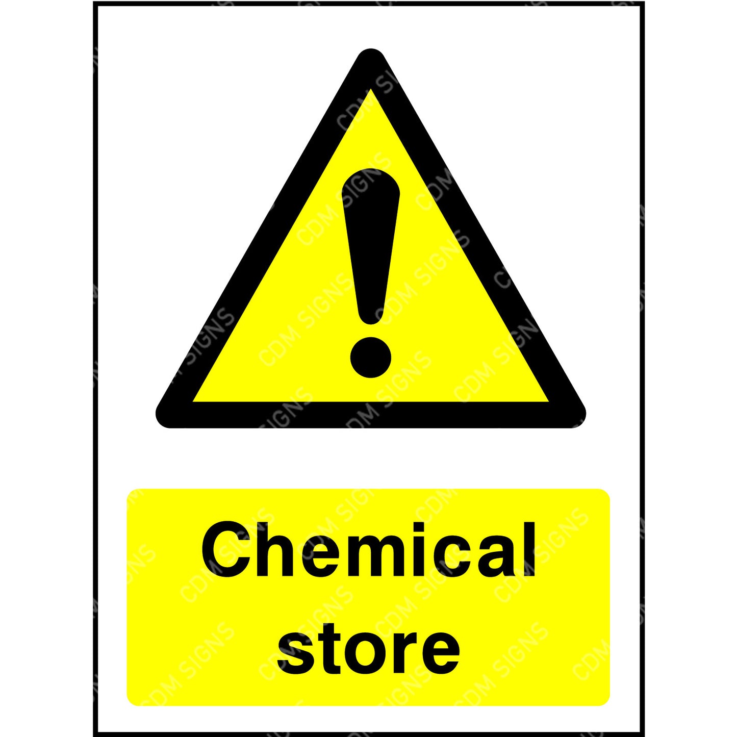 Chemical store sign