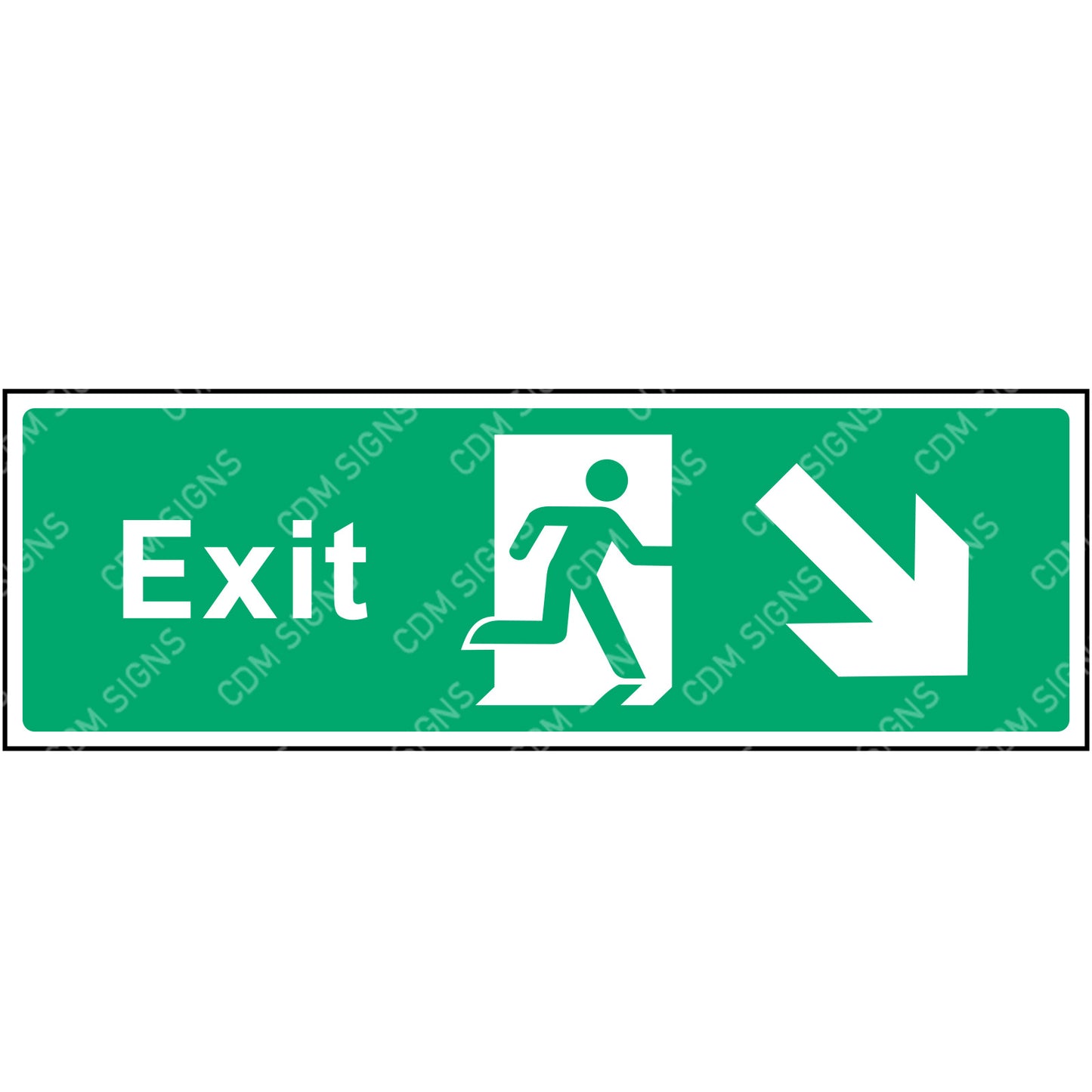 Emergency exit left sign