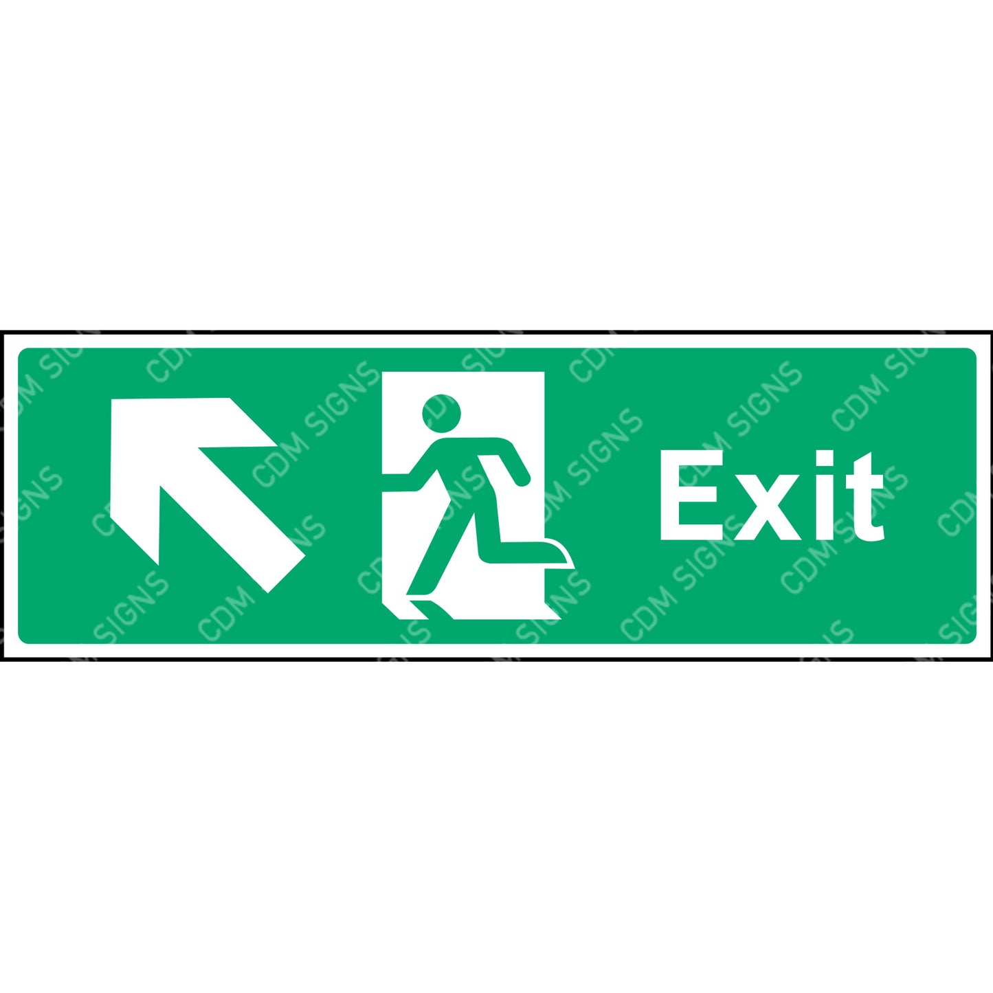 Emergency exit up left sign