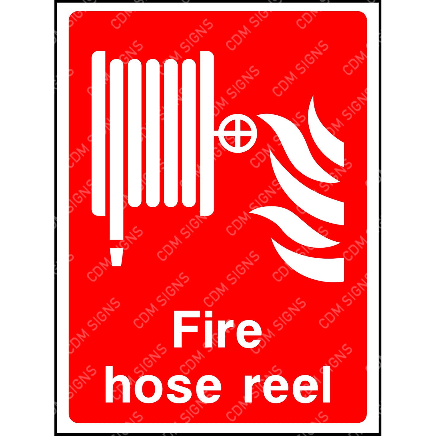 fire hose reel sign