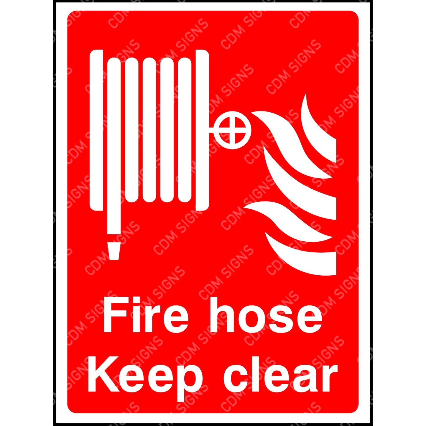 Fire Hose Keep Clear
