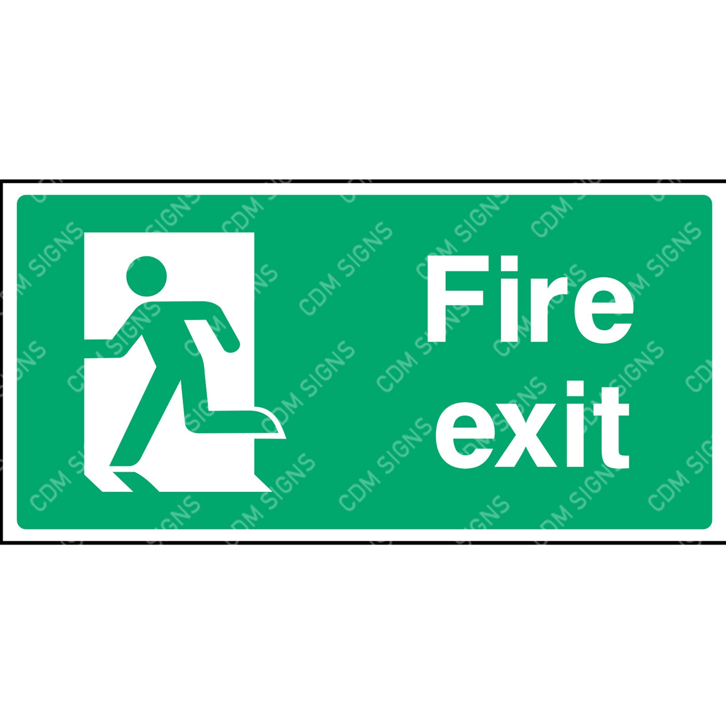 Fire exit sign