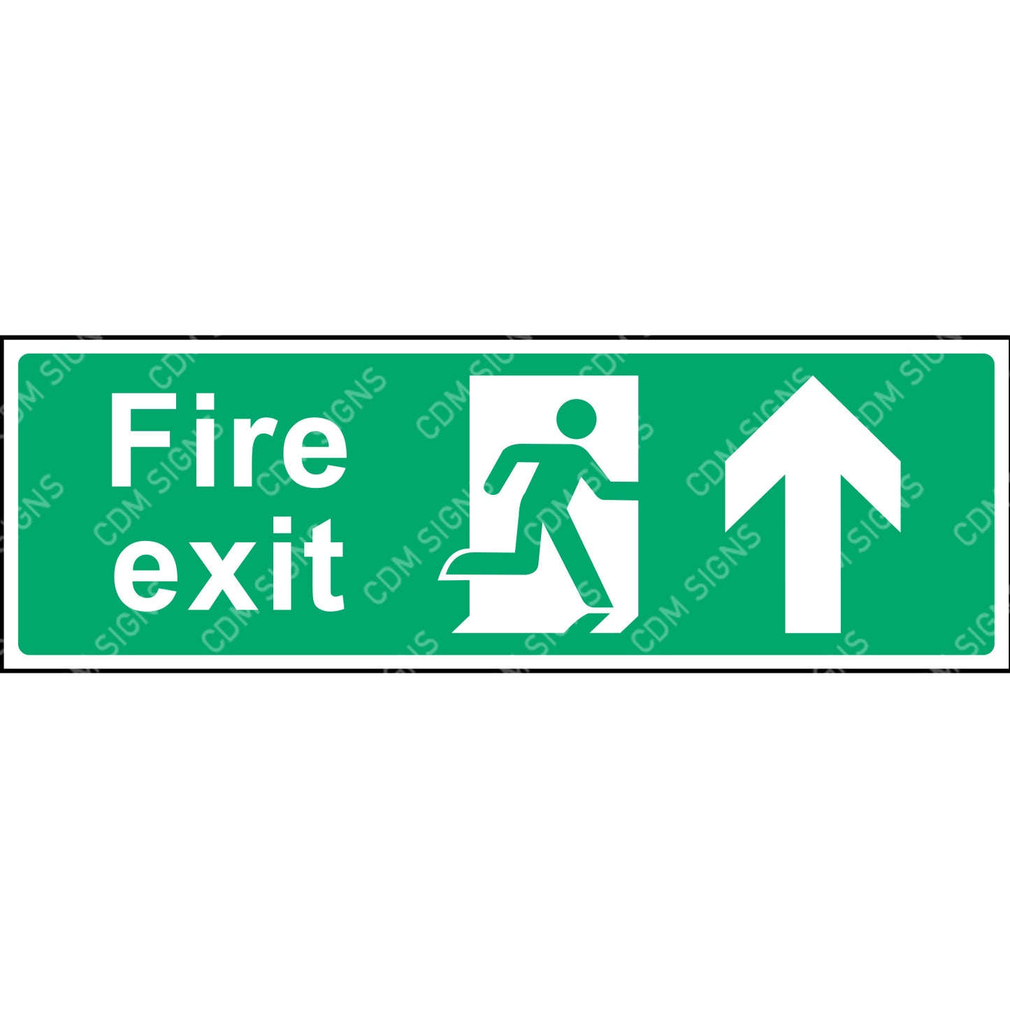 Fire exit up sign