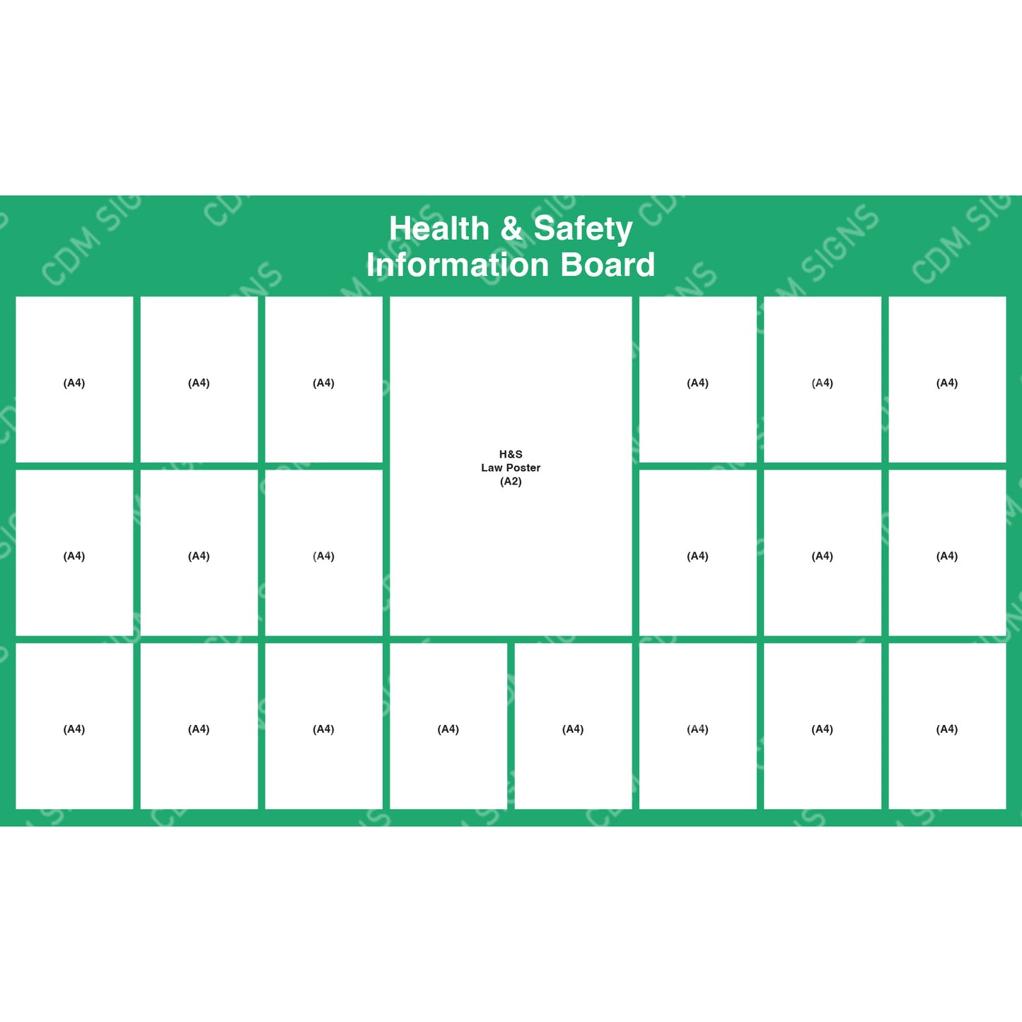 health and safety information board