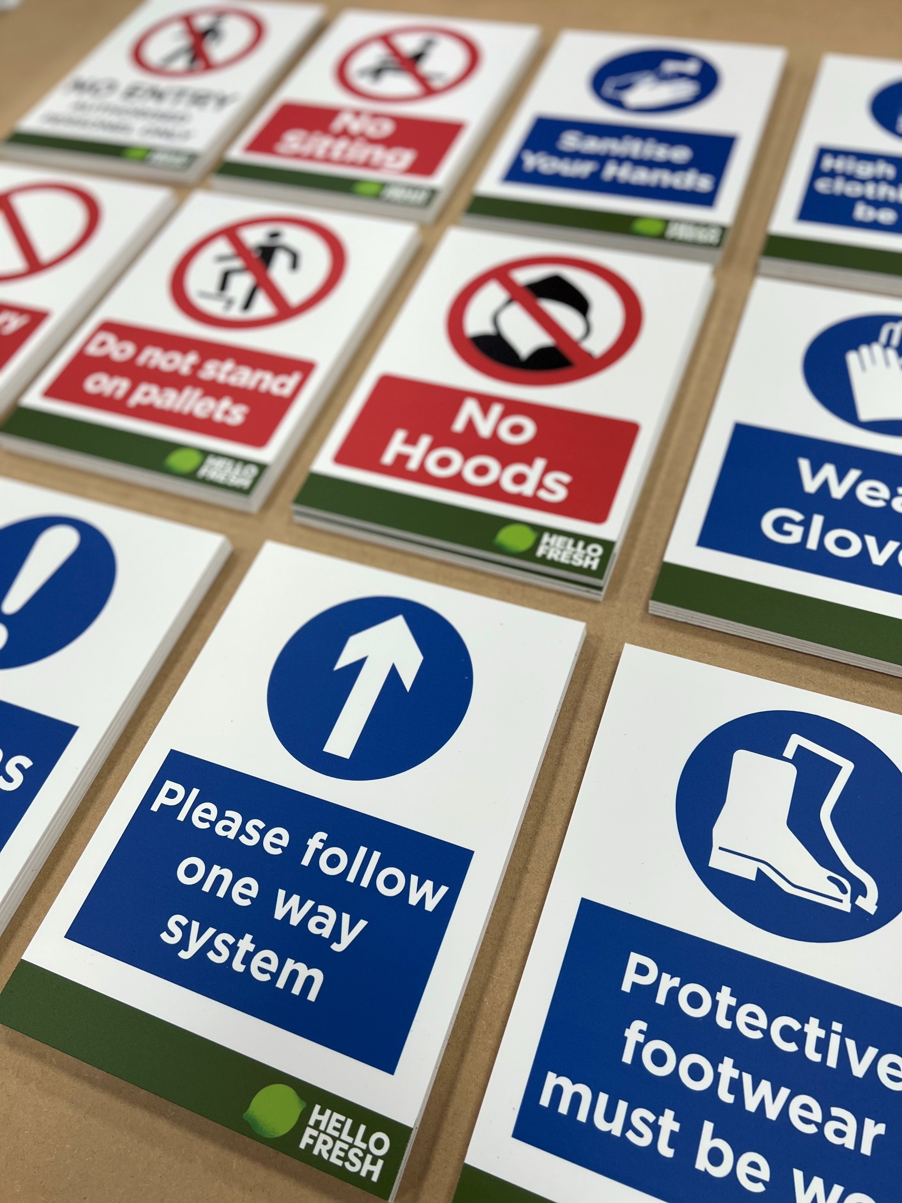 health and safety signs