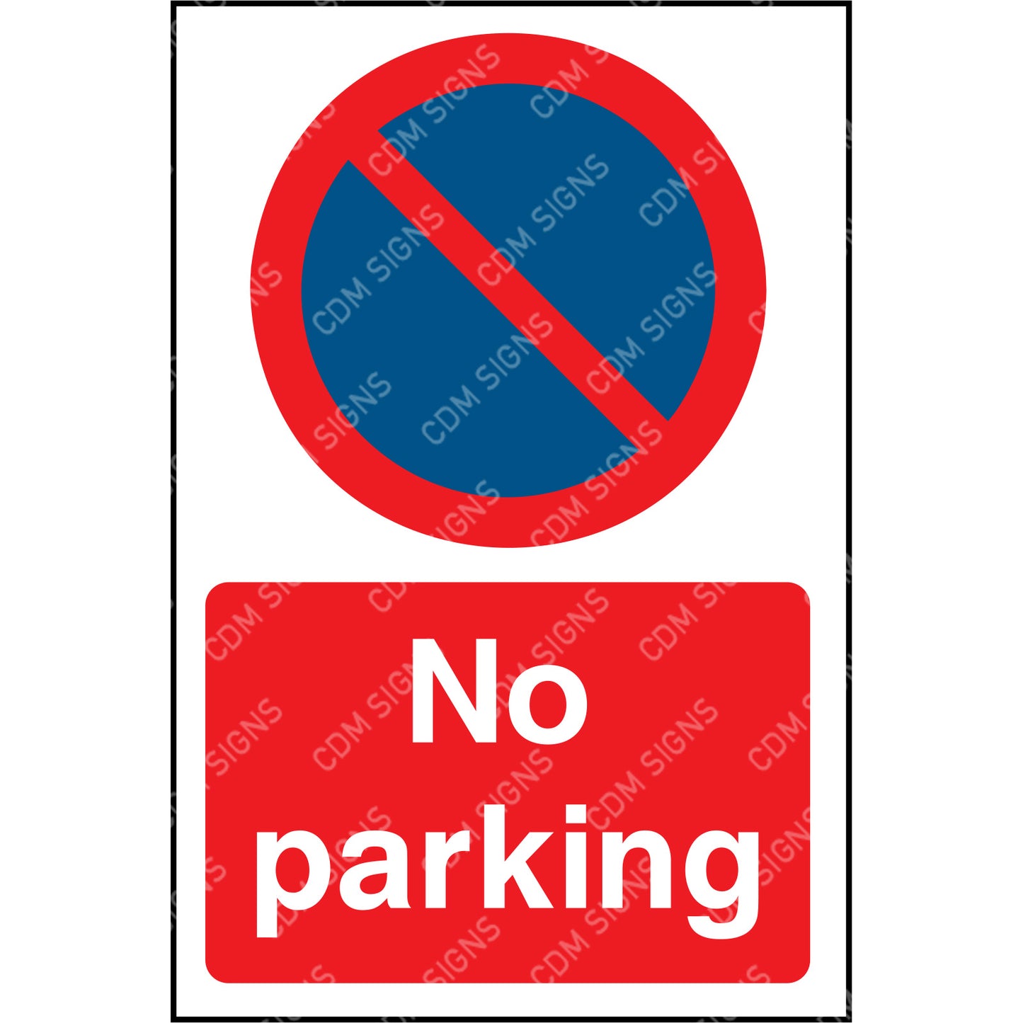 No PArking sign