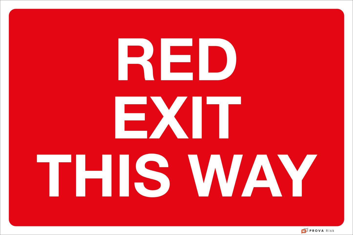 Red Martyn's Law Signs