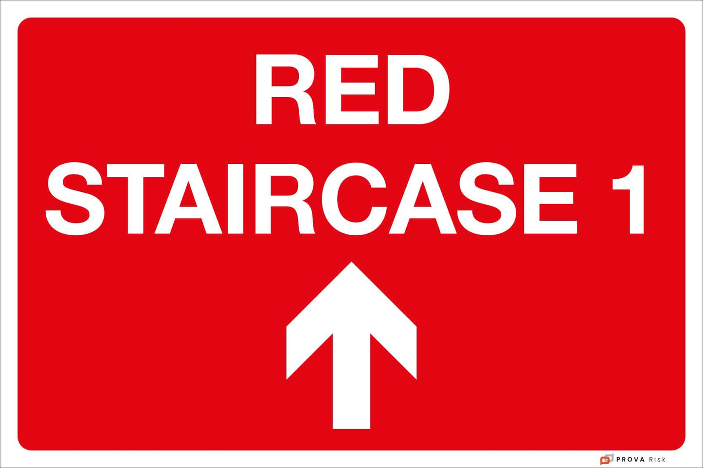 Foamex Martyn's Law Staircase Signs