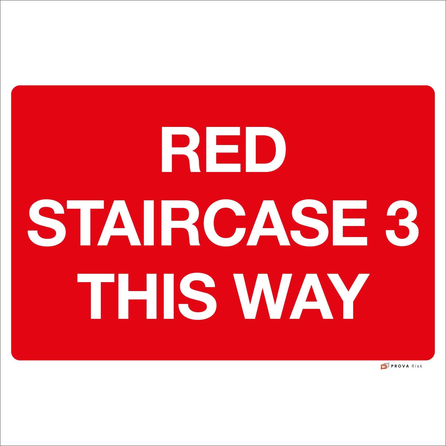 Foamex Martyn's Law Staircase Signs