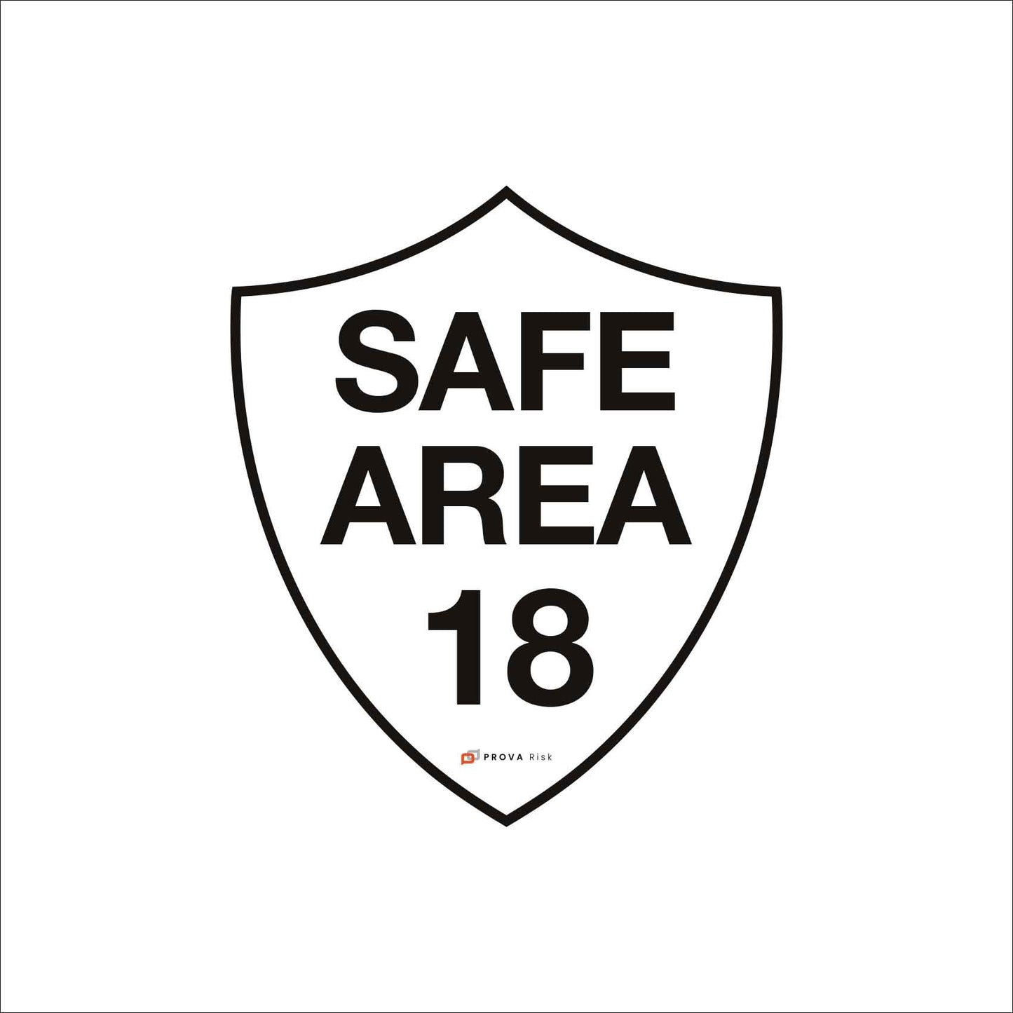 Foamex Martyn's Law Safe Area Signs