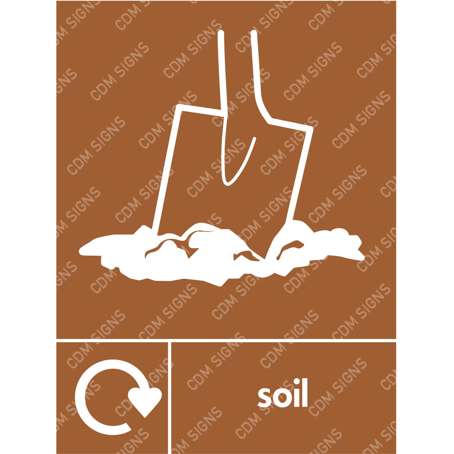 Site soil sign