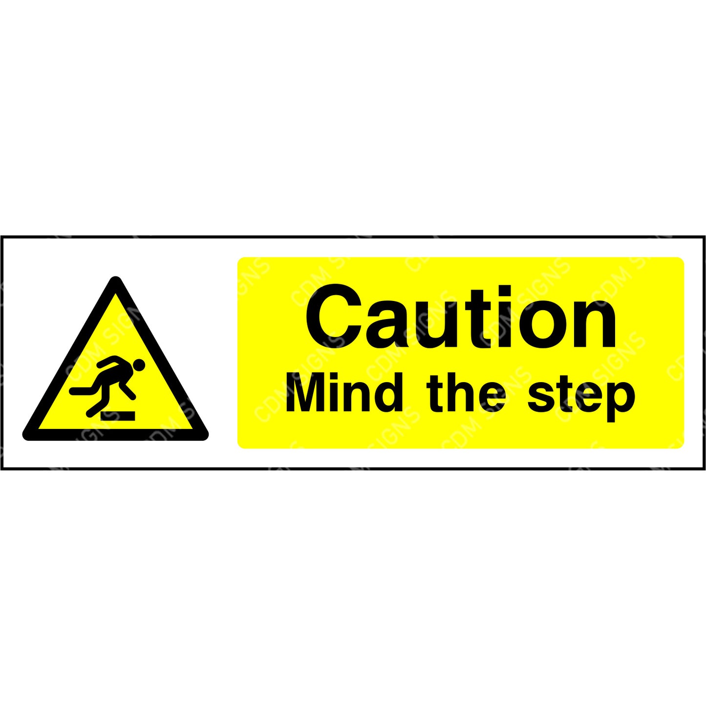 caution mind the step sign