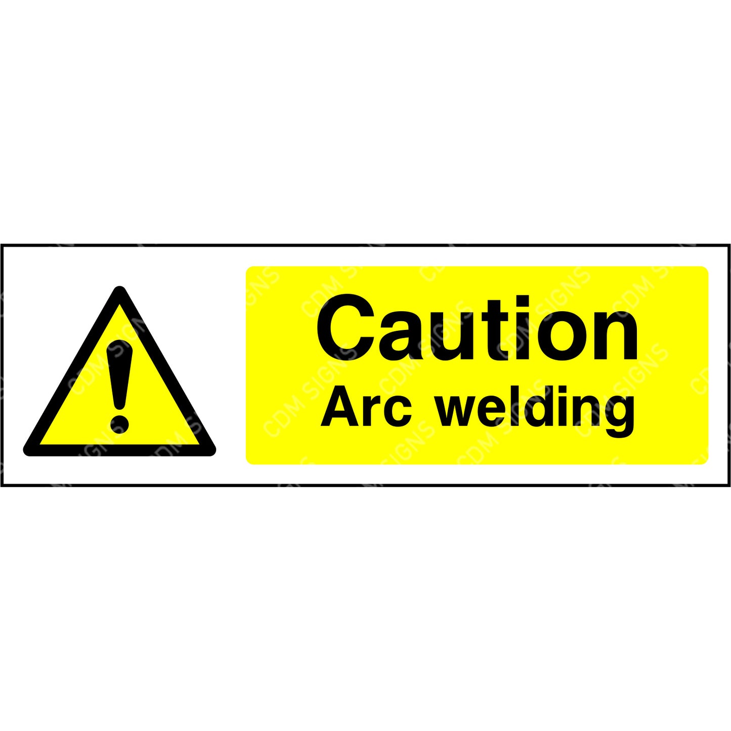 caution arc welding