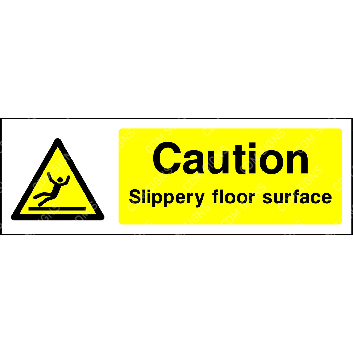 caution slippery floor surface