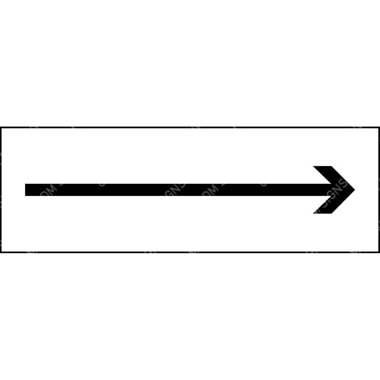 black right arrow sign