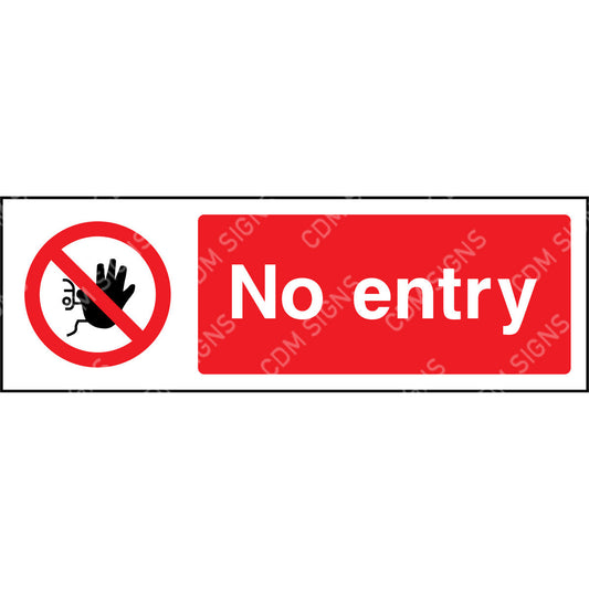 No entry sign
