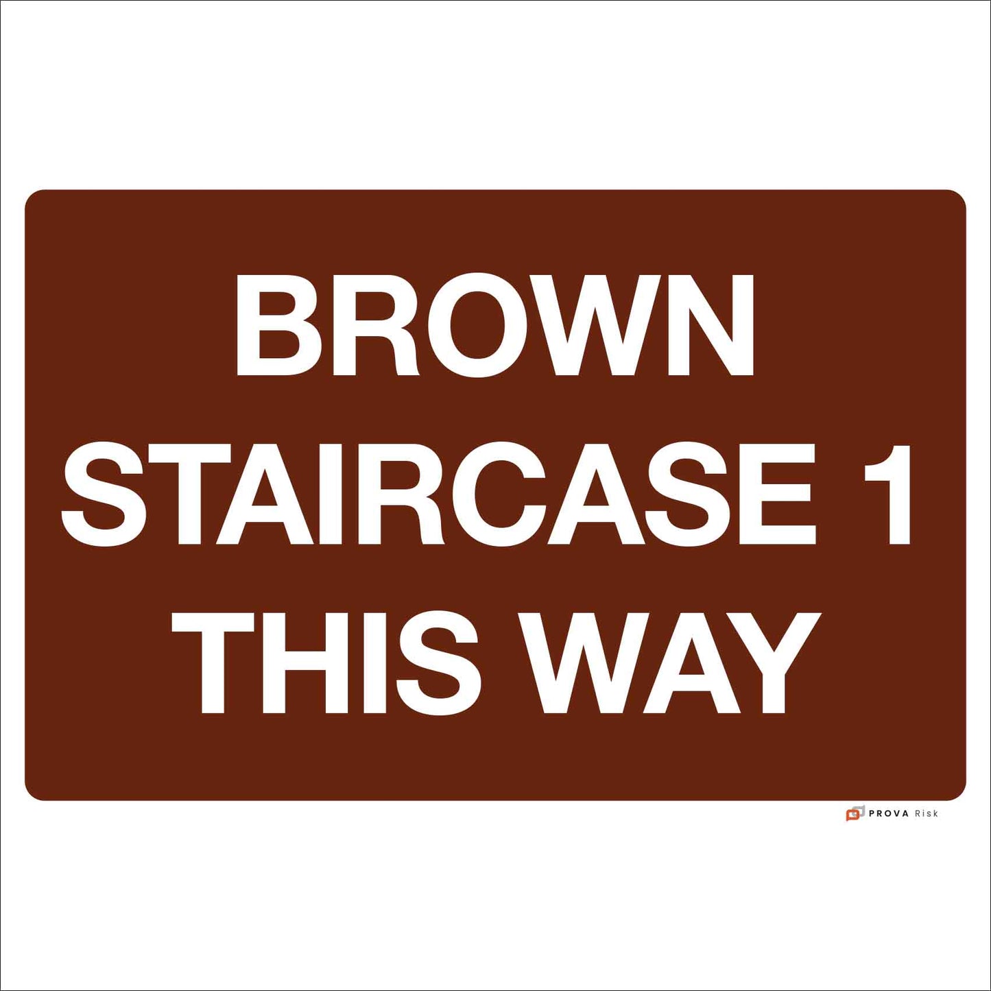 Foamex Martyn's Law Staircase Signs