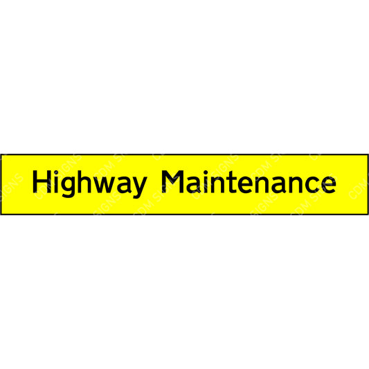 Highway maintenance