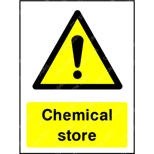 Chemical store sign