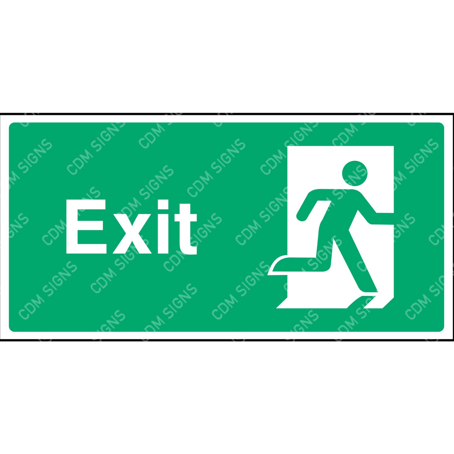 Exit sign health & safety 