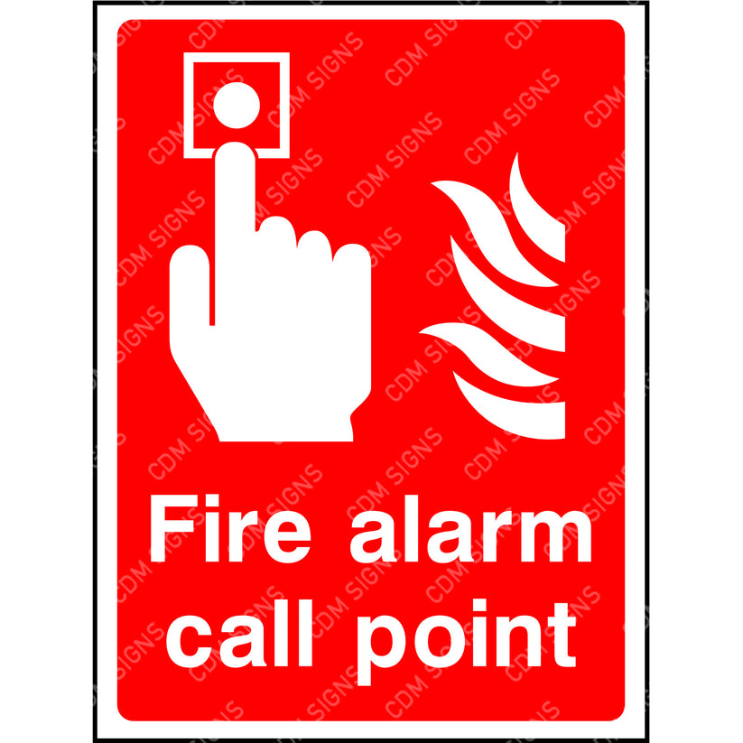 Boe014 Call Sign Fire alarm call point sign - Site signs - Fire signs