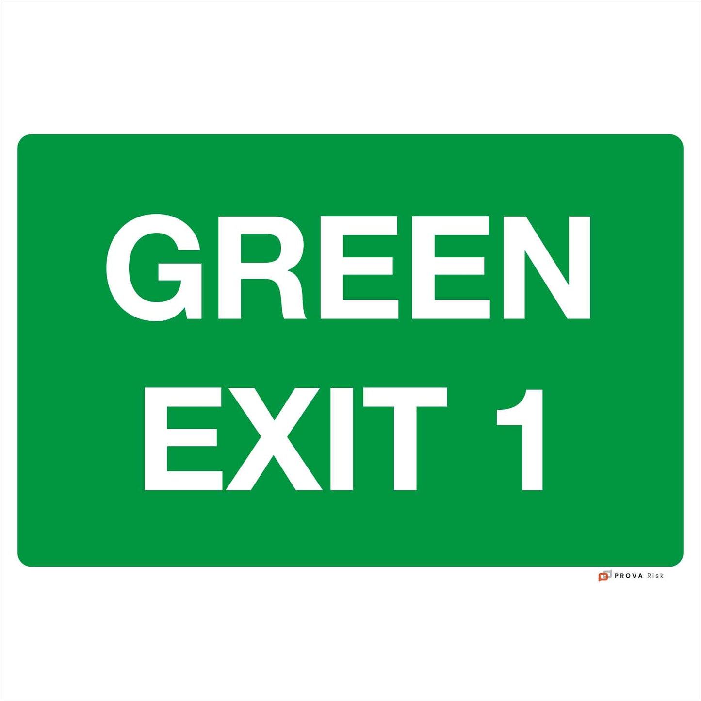 Foamex Martyn's Law Exit Signs