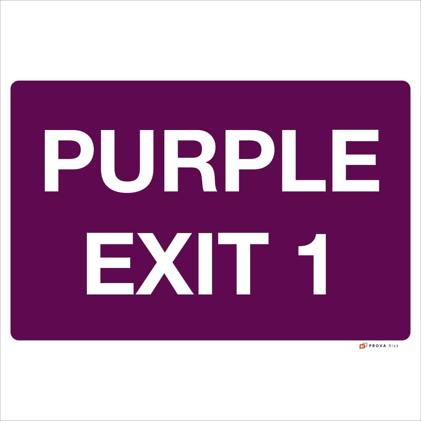 Foamex Martyn's Law Exit Signs