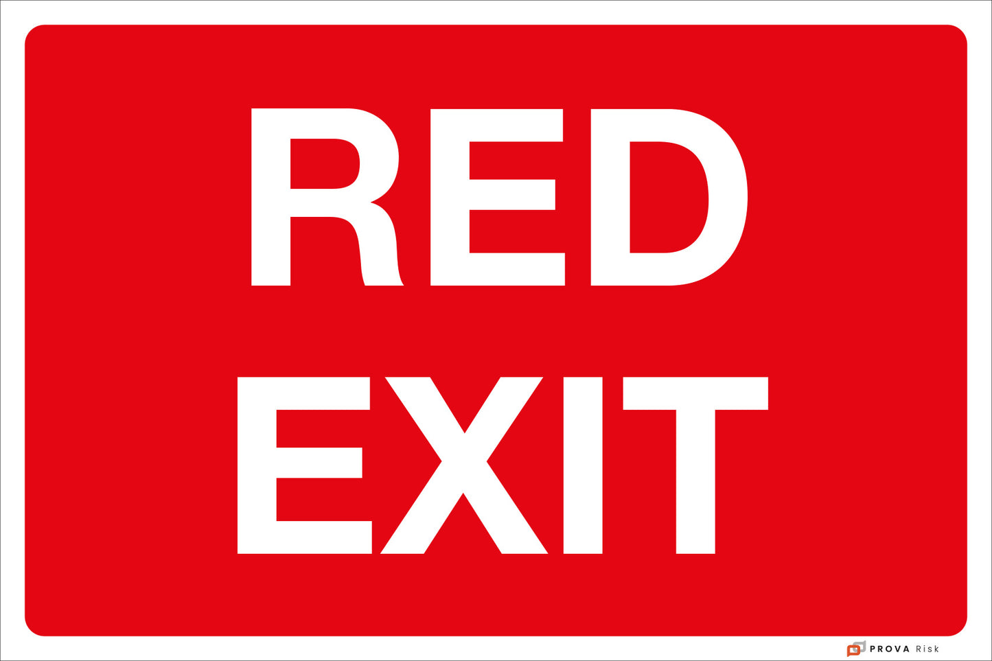 Red Martyn's Law Signs