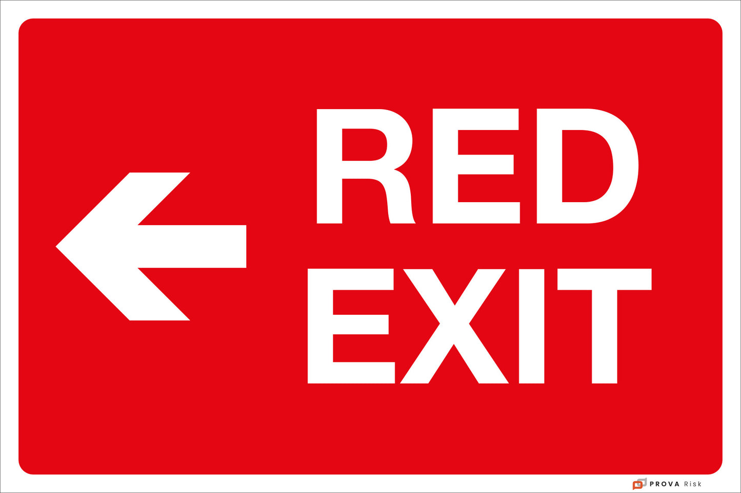 Red Martyn's Law Signs