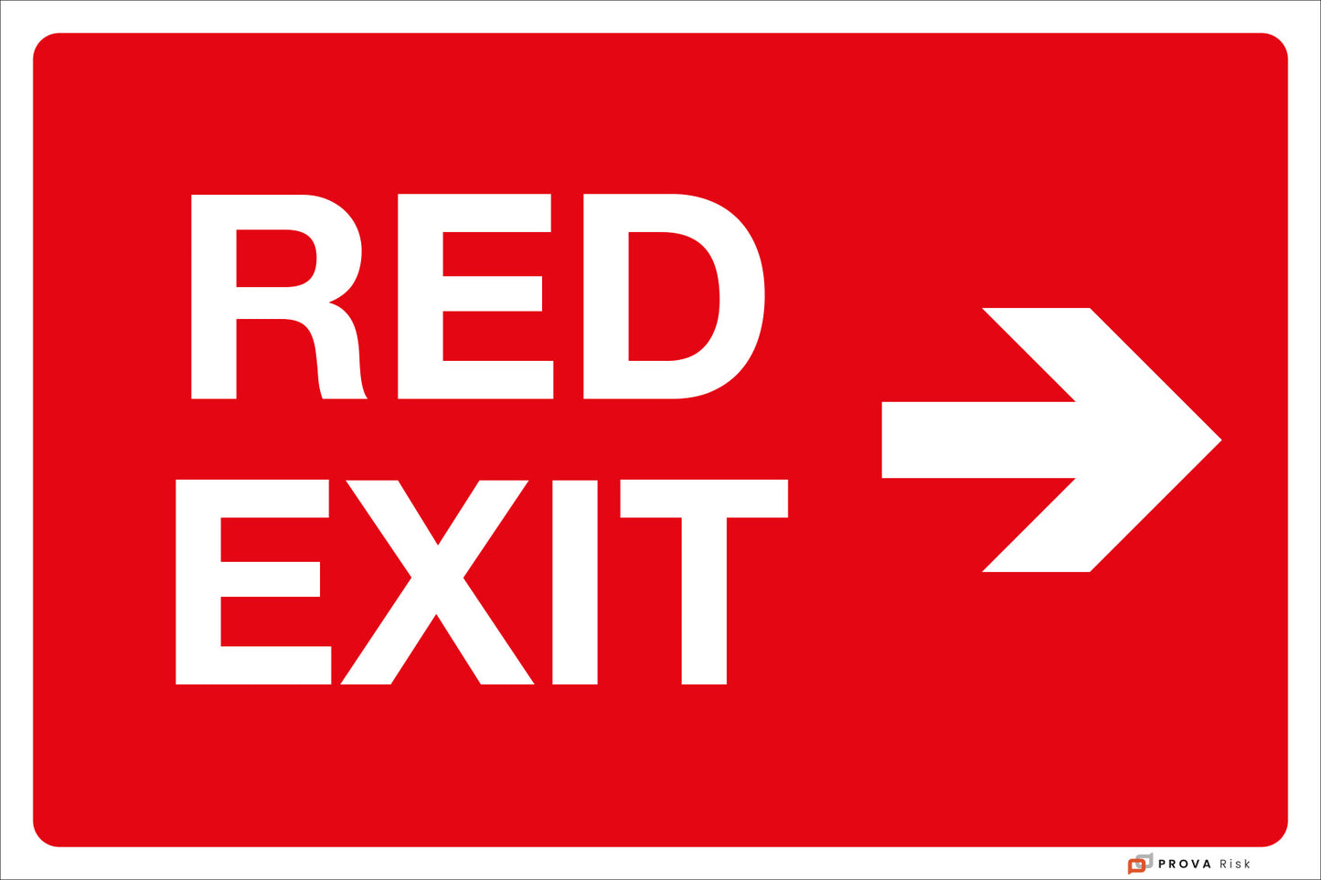 Red Martyn's Law Signs