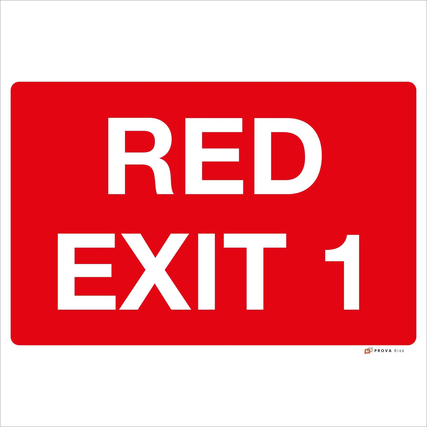 Foamex Martyn's Law Exit Signs