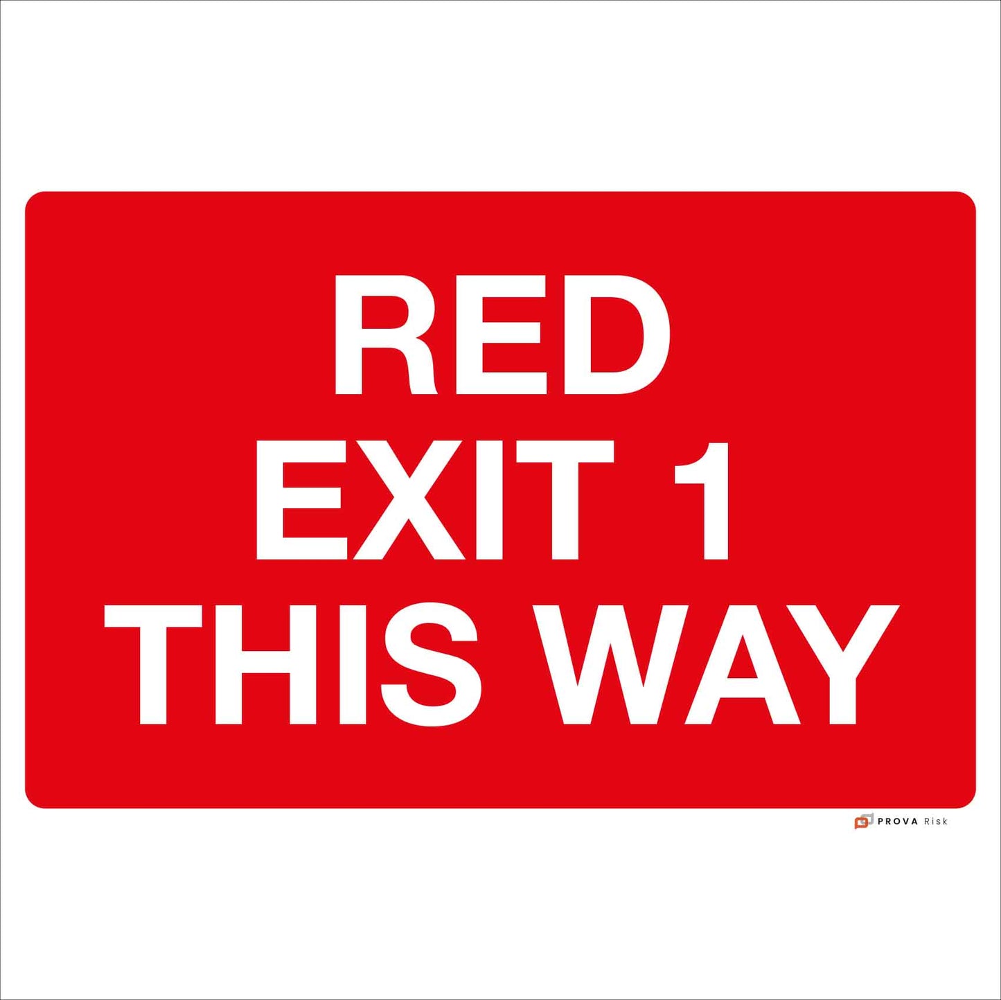 Foamex Martyn's Law Exit Signs
