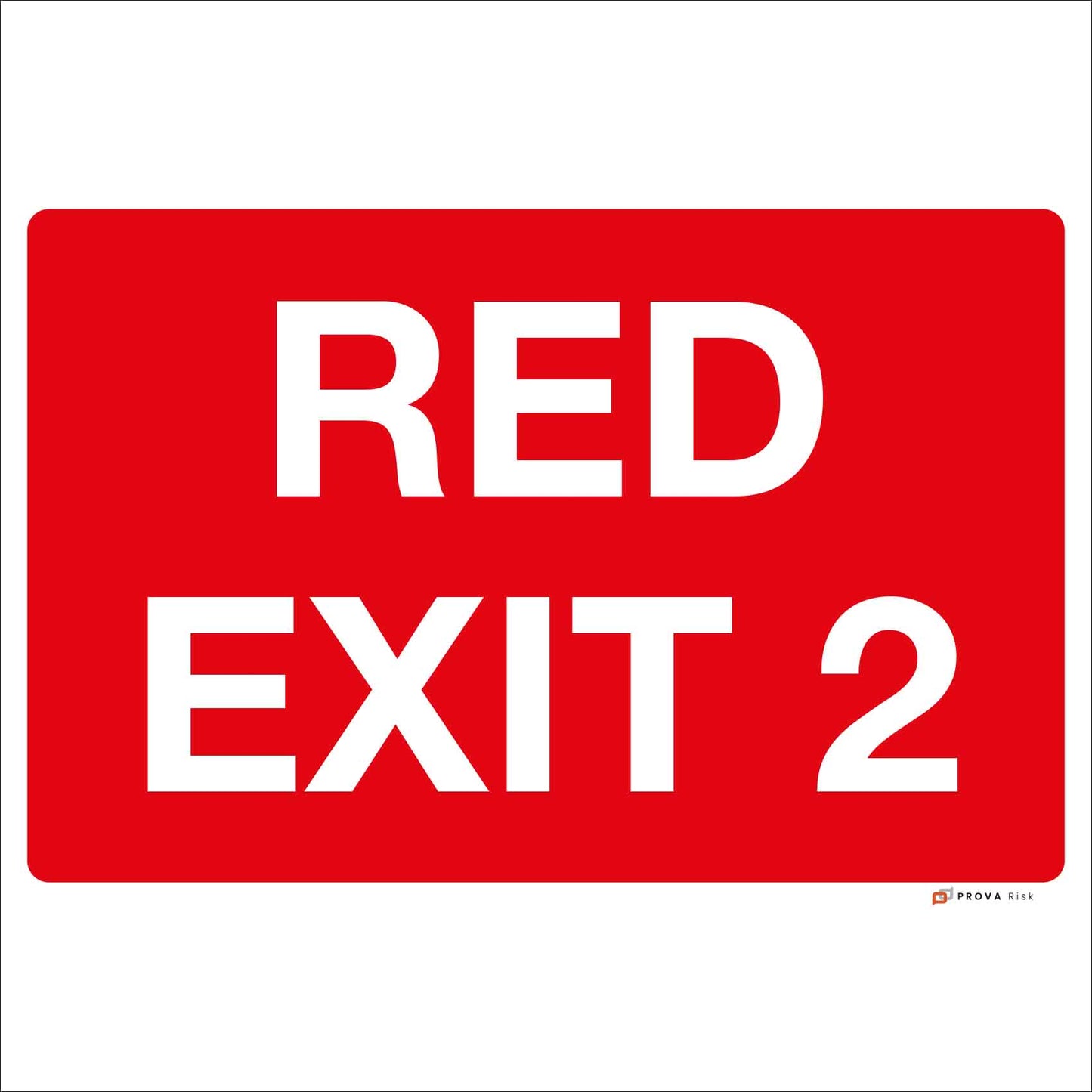 Foamex Martyn's Law Exit Signs