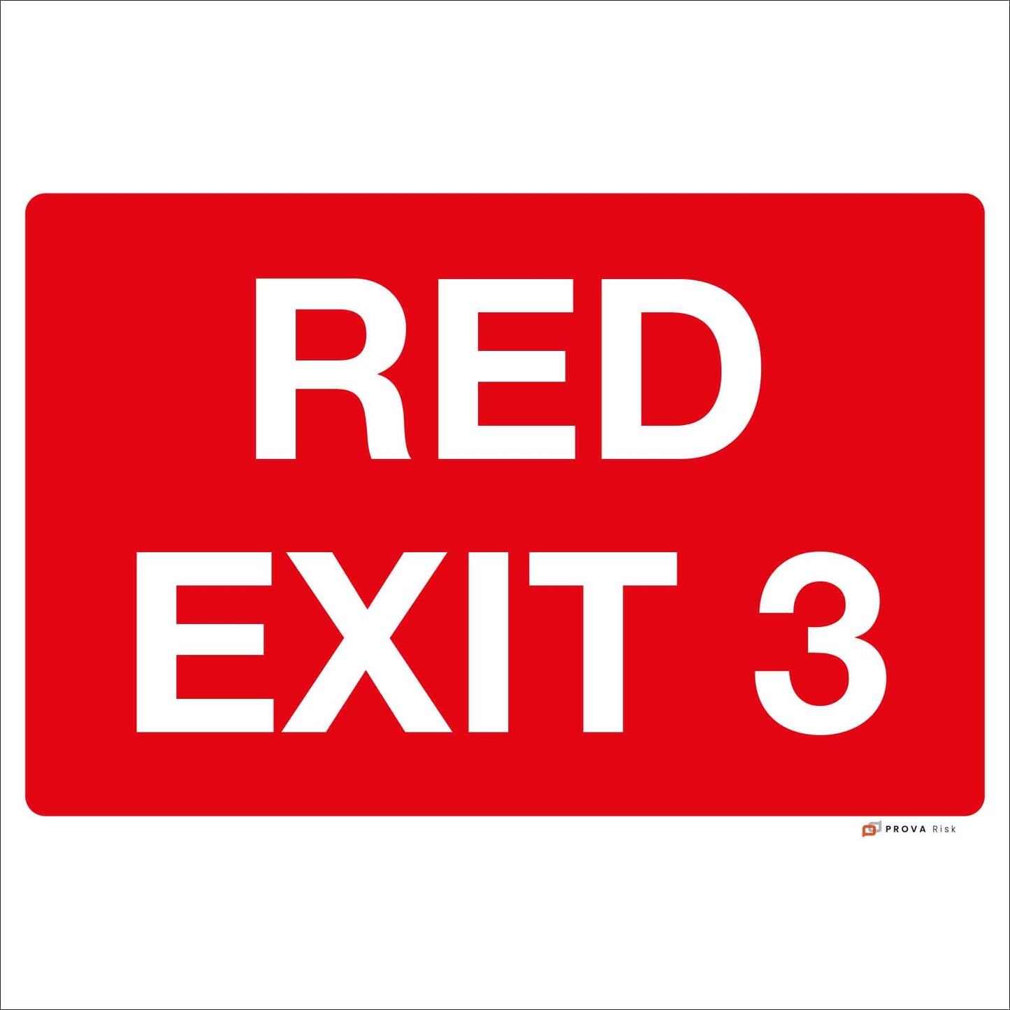 Foamex Martyn's Law Exit Signs