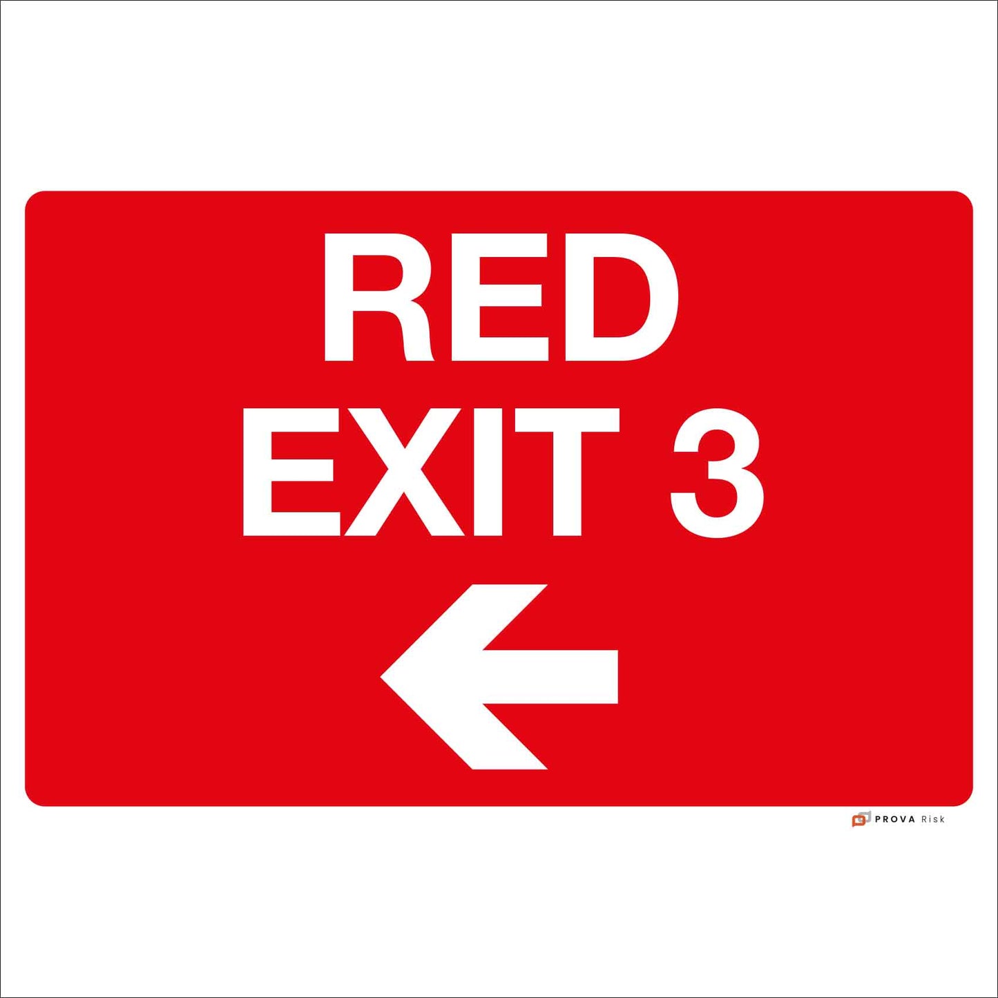 Foamex Martyn's Law Exit Signs