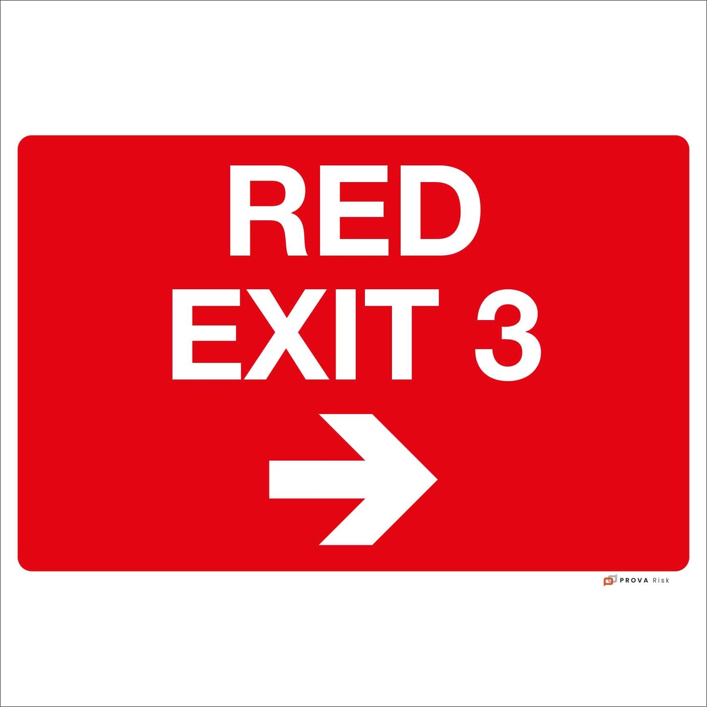 Foamex Martyn's Law Exit Signs