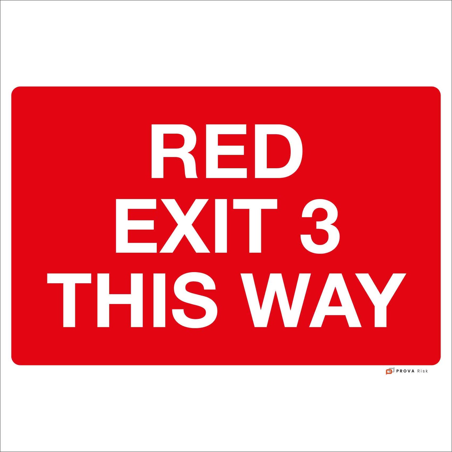 Foamex Martyn's Law Exit Signs