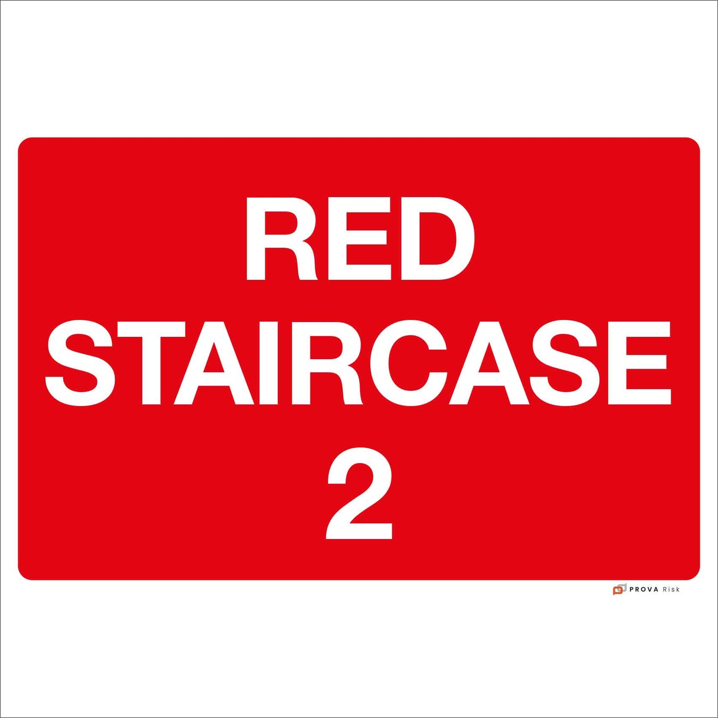 Foamex Martyn's Law Staircase Signs