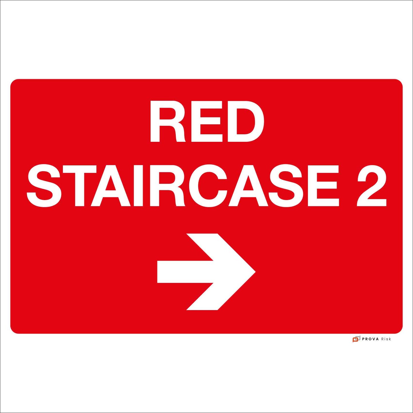 Foamex Martyn's Law Staircase Signs