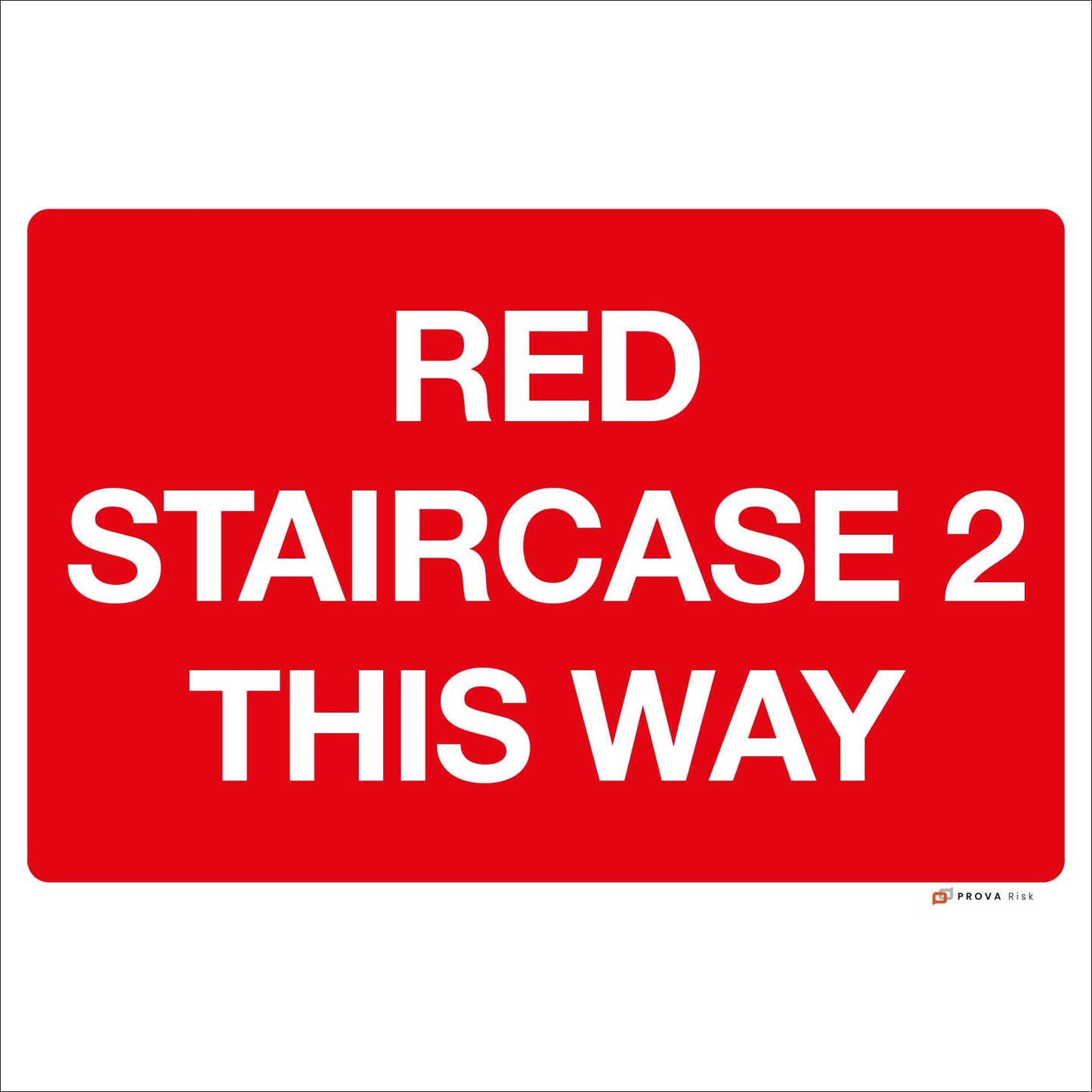 Foamex Martyn's Law Staircase Signs