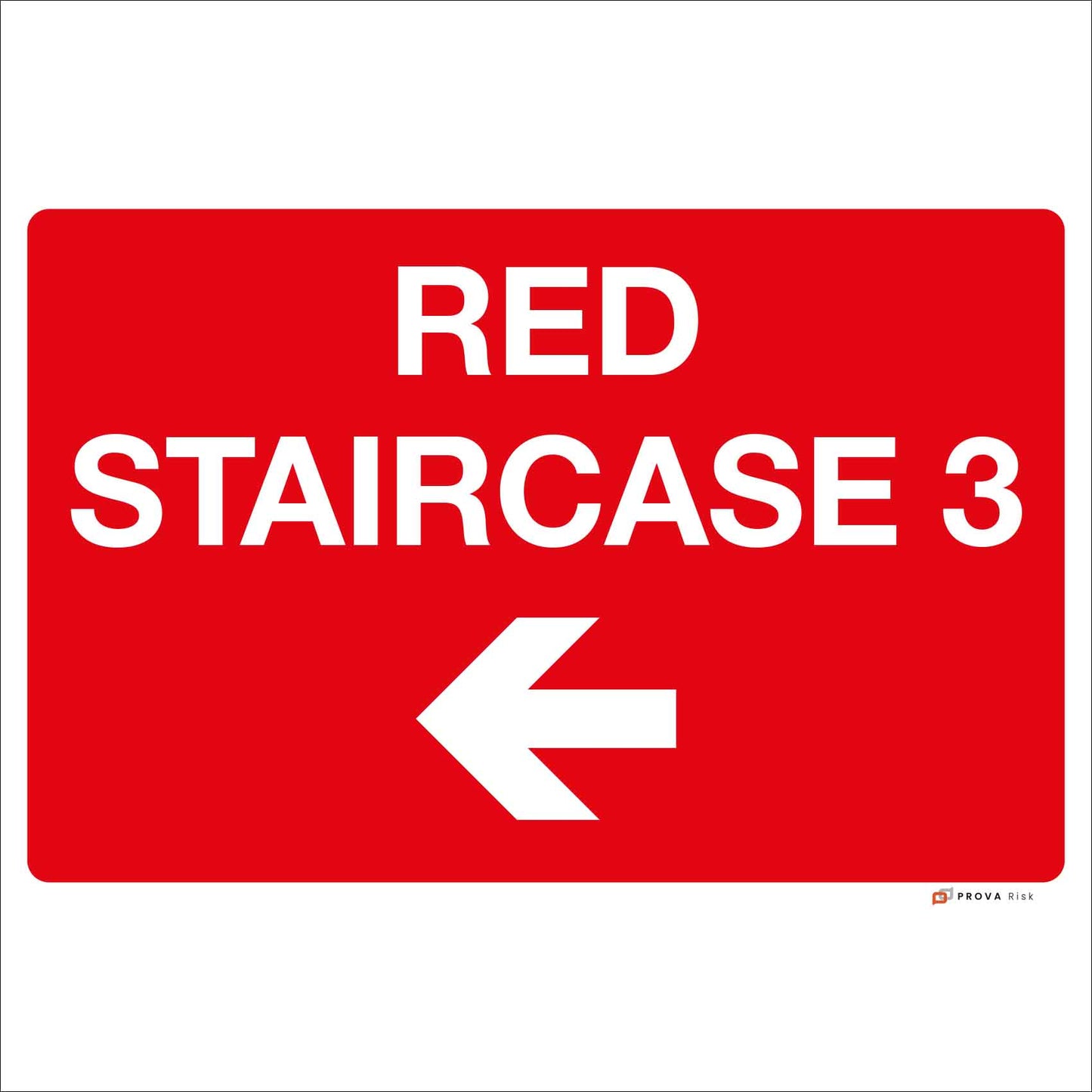 Foamex Martyn's Law Staircase Signs