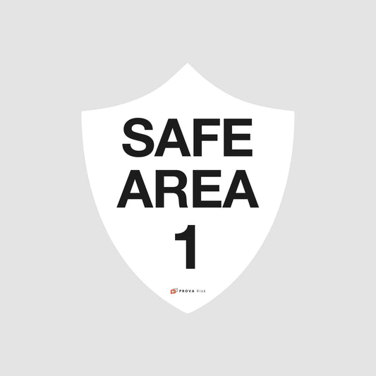 Foamex Martyn's Law Safe Area Signs