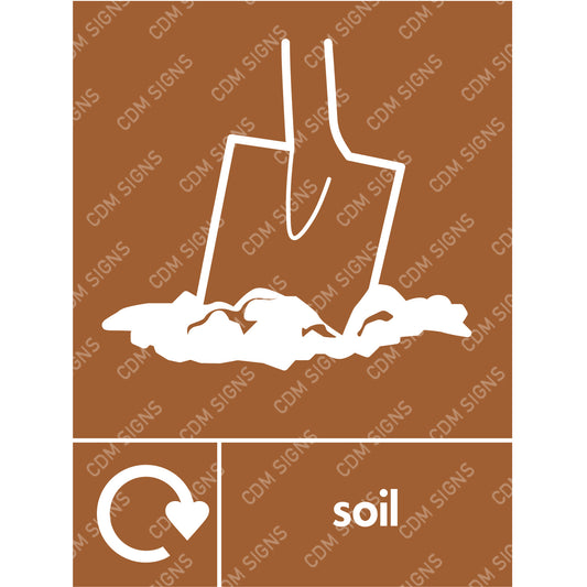 Site soil sign