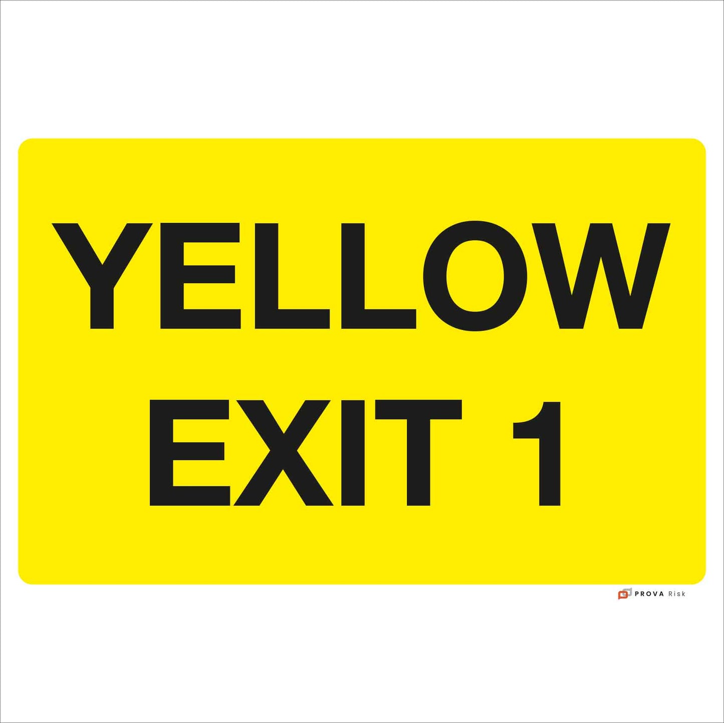 Foamex Martyn's Law Exit Signs