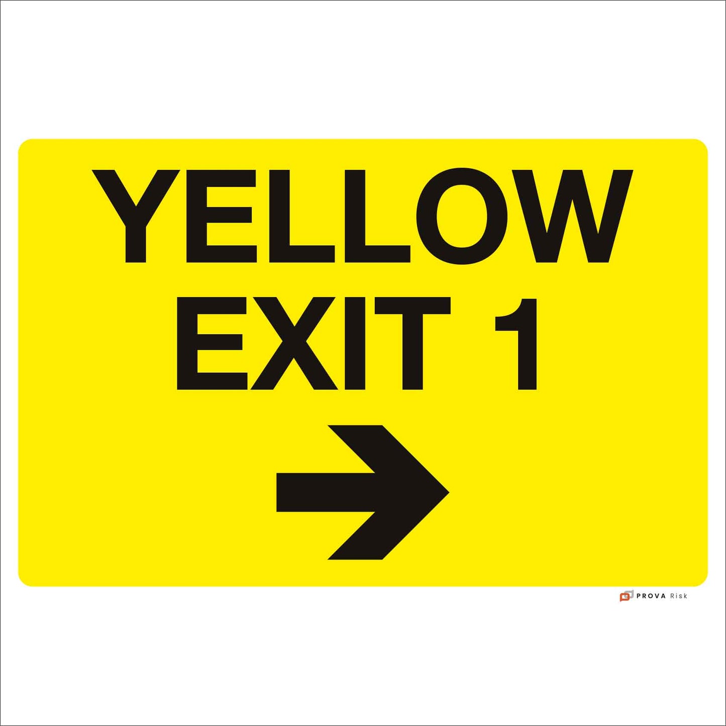Foamex Martyn's Law Exit Signs