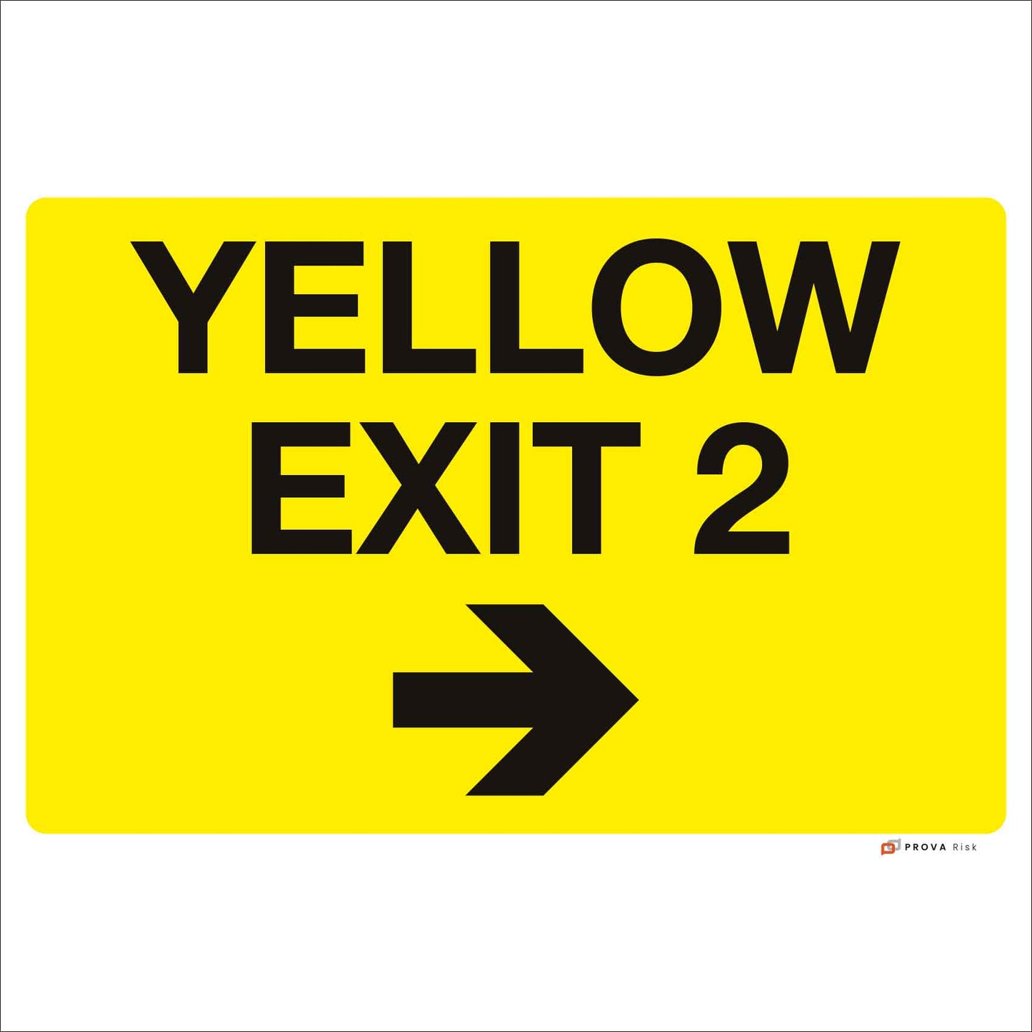 Foamex Martyn's Law Exit Signs