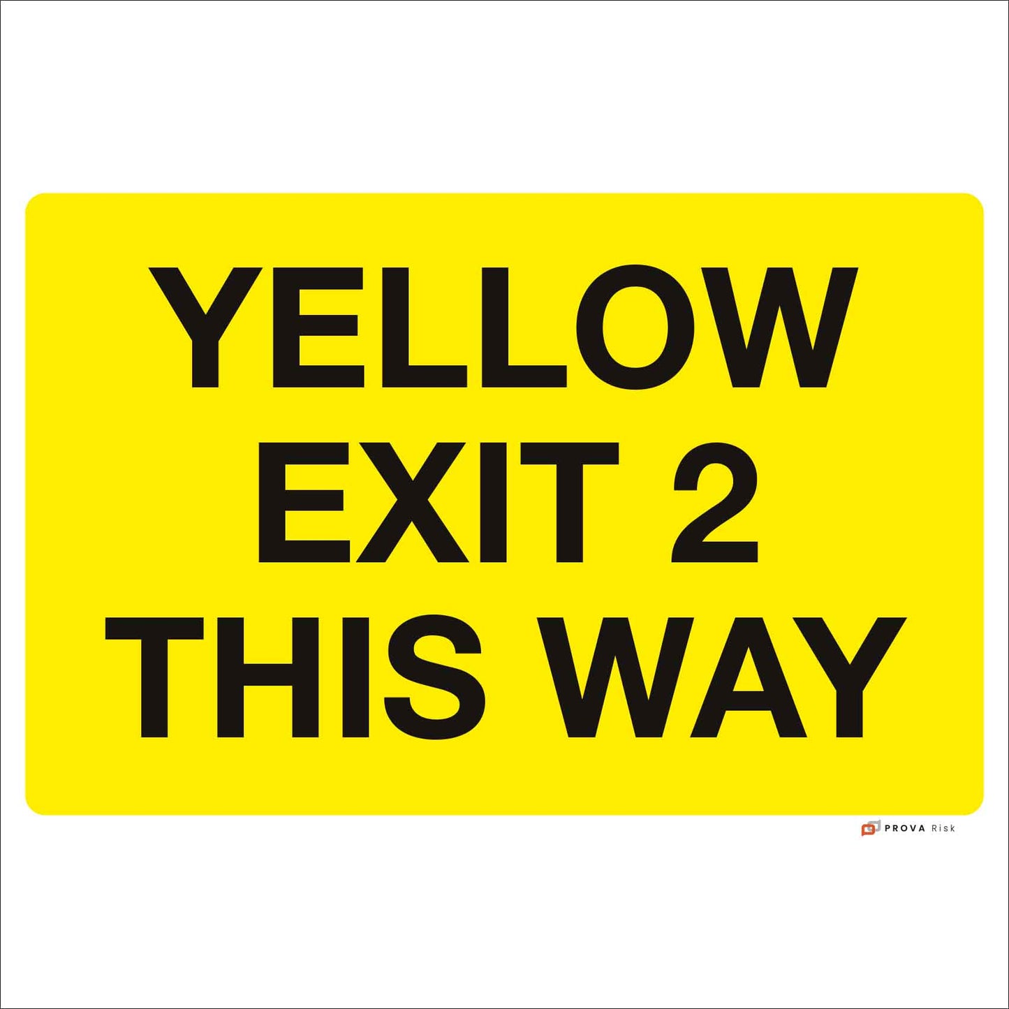 Foamex Martyn's Law Exit Signs