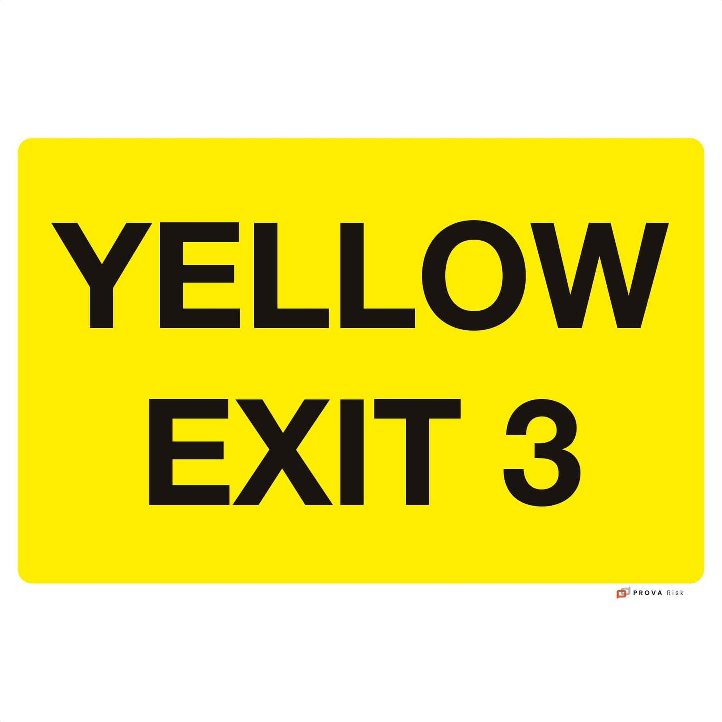 Foamex Martyn's Law Exit Signs