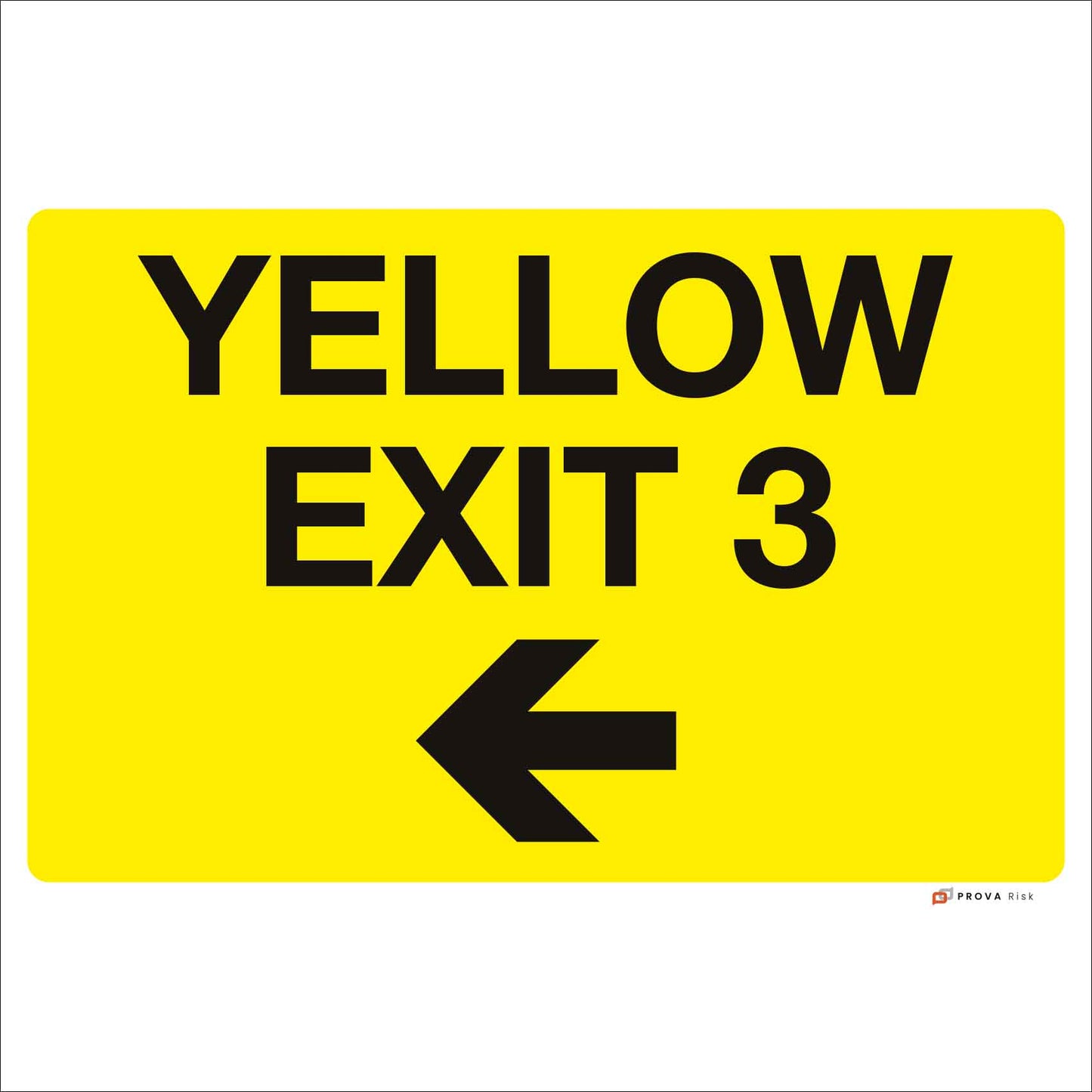 Foamex Martyn's Law Exit Signs